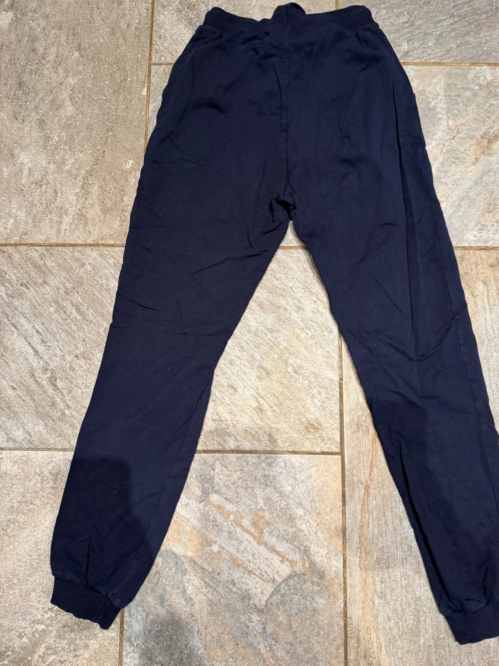 ASOS Navy Drawstring Track Joggers - Picture 4 of 4